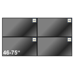 ITMediaWallxxD Professionelle 46-75 Zoll 4K UHD Interior Signage Wall Displays mit Display mit serieller Steuerung